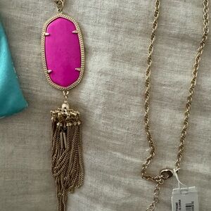 NWT Kendra Scott Pink Rayne Necklace